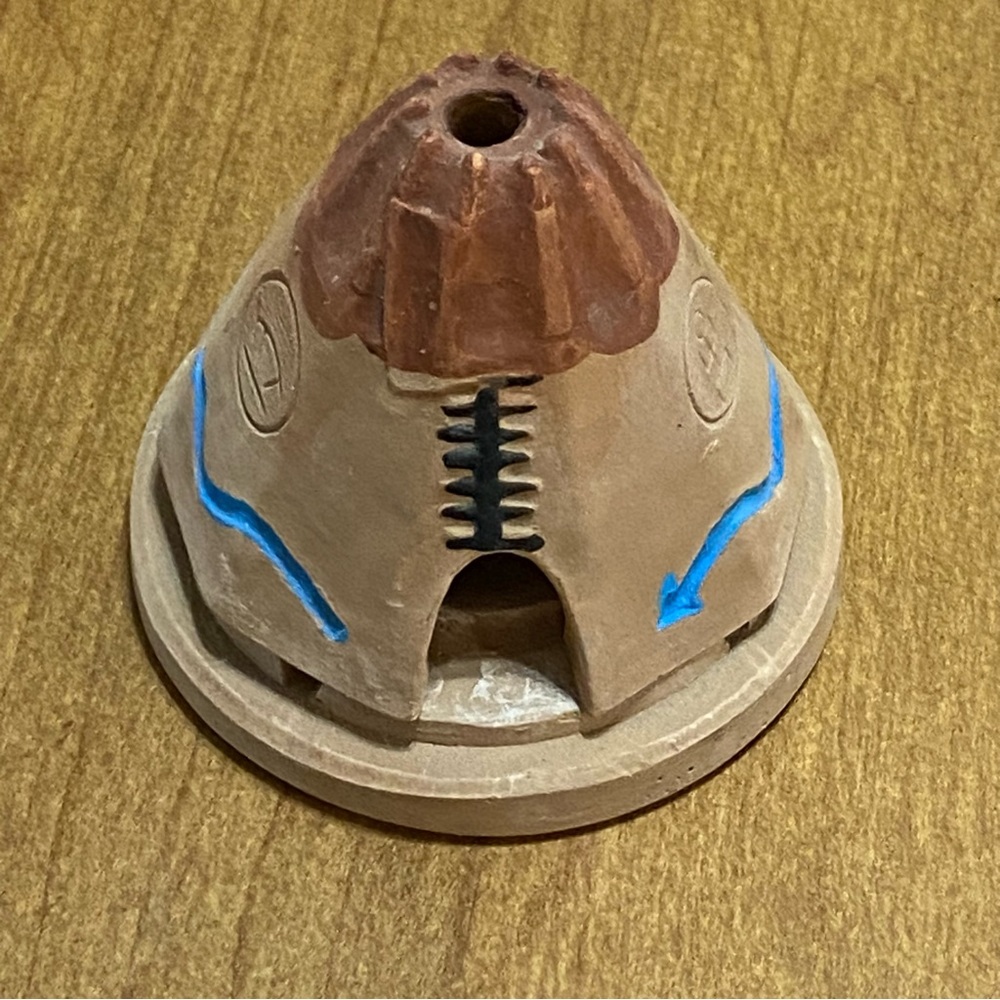 Vintage Teepee incense cone burner